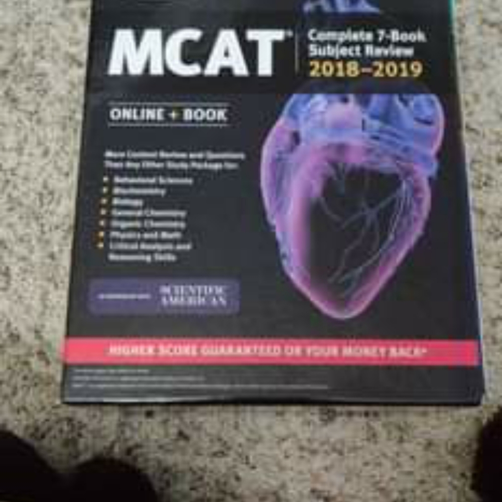 MCAT Kaplan 7subject study guide